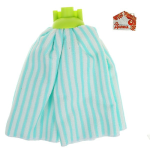 Насадка для швабры Доляна «Юбочка полоски», микрофибра, цвет МИКС Насадка для швабры Доляна «Юбочка полоски», микрофибра, цвет МИКС