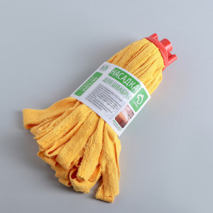 Насадка для швабры ленточная Доляна, микрофибра, 140 гр, цвет МИКС Насадка для швабры ленточная Доляна, микрофибра, 140 гр, цвет МИКС