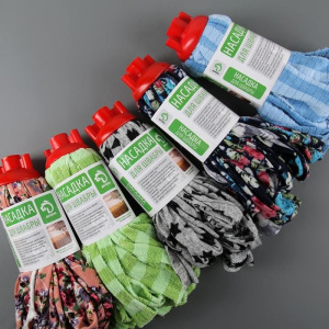 Насадка для швабры ленточная Доляна, микрофибра 200 гр, цвет МИКС Насадка для швабры ленточная Доляна, микрофибра 200 гр, цвет МИКС