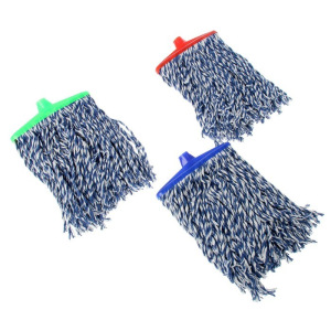 Насадка для швабры удлинённая верёвочная, х/б 250 гр, цвет МИКС Насадка для швабры удлинённая верёвочная, х/б 250 гр, цвет МИКС