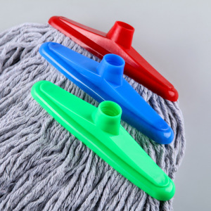 Насадка для швабры удлинённая верёвочная, х/б, 300 гр, цвет МИКС Насадка для швабры удлинённая верёвочная, х/б, 300 гр, цвет МИКС