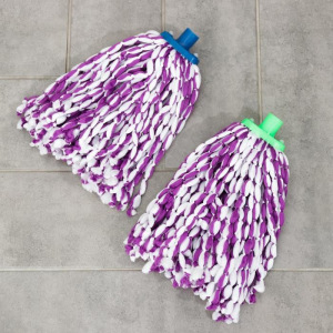 Насадка для швабры верёвочная Доляна, микрофибра, 100 гр, цвет МИКС Насадка для швабры верёвочная Доляна, микрофибра, 100 гр, цвет МИКС