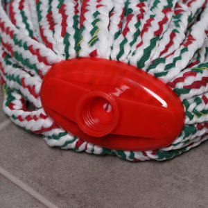 Насадка для швабры верёвочная Доляна, микрофибра, 200 гр, цвет МИКС Насадка для швабры верёвочная Доляна, микрофибра, 200 гр, цвет МИКС