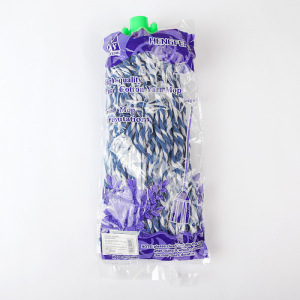 Насадка для швабры верёвочная, х/б, 150 гр, цвет МИКС Насадка для швабры верёвочная, х/б, 150 гр, цвет МИКС