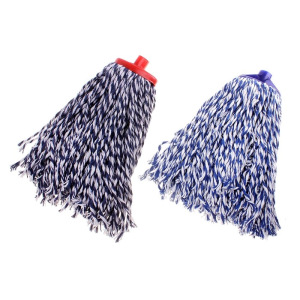 Насадка для швабры верёвочная, х/б, 150 гр, цвет МИКС Насадка для швабры верёвочная, х/б, 150 гр, цвет МИКС