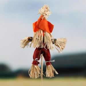 Огородное пугало «Тыква», h = 50 см, МИКС Огородное пугало «Тыква», h = 50 см, МИКС