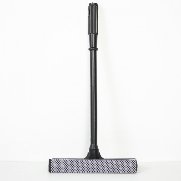 Окномойка с пластиковой ручкой и сгоном, 20×40 см, поролон