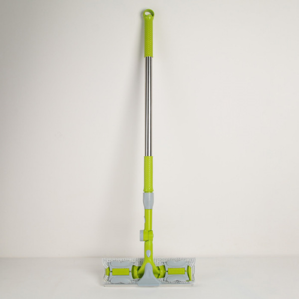 Окномойка с телескопической стальной ручкой и сгоном, 31×8×98(140) см, микрофибра, цвет МИКС