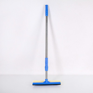 Окномойка с телескопической стальной ручкой и сгоном Доляна, 25×7×77(108) см, поролон Окномойка с телескопической стальной ручкой и сгоном Доляна, 25×7×77(108) см, поролон