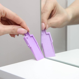 Окномойка-трансформер, силиконовый сгон, 2 насадки размером, 19×11 см Окномойка-трансформер, силиконовый сгон, 2 насадки размером, 19×11 см