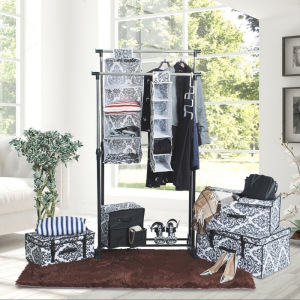 Органайзер для белья с крышкой Доляна «Вензель», 12 ячеек, 30×20×10 см, цвет чёрно-белый Органайзер для белья с крышкой Доляна «Вензель», 12 ячеек, 30×20×10 см, цвет чёрно-белый