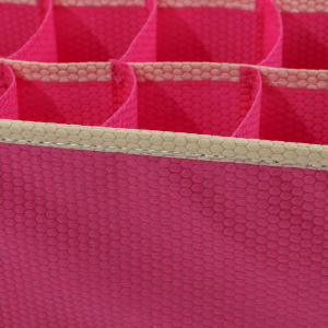 Органайзер для белья «Ваниль», 18 ячеек, 33×24×12 см, цвет розово-бежевый Органайзер для белья «Ваниль», 18 ячеек, 33×24×12 см, цвет розово-бежевый