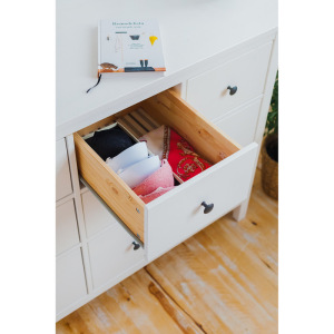 Органайзер для белья «Ваниль», 6 ячеек, 35×16×10 см, цвет коричневоо-бежевый Органайзер для белья «Ваниль», 6 ячеек, 35×16×10 см, цвет коричневоо-бежевый