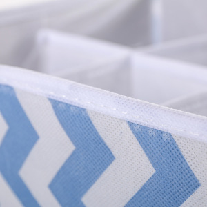 Органайзер для белья «Зигзаг», 32×24×12 см, 8 ячеек, цвет синий Органайзер для белья «Зигзаг», 32×24×12 см, 8 ячеек, цвет синий