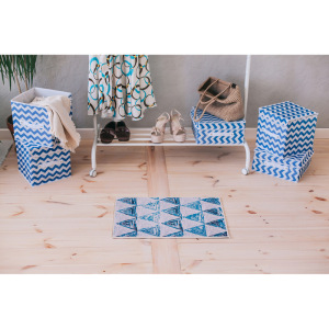 Органайзер для белья «Зигзаг», 32×24×12 см, 8 ячеек, цвет синий Органайзер для белья «Зигзаг», 32×24×12 см, 8 ячеек, цвет синий