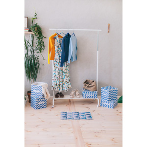 Органайзер для белья «Зигзаг», 32×24×12 см, 8 ячеек, цвет синий Органайзер для белья «Зигзаг», 32×24×12 см, 8 ячеек, цвет синий