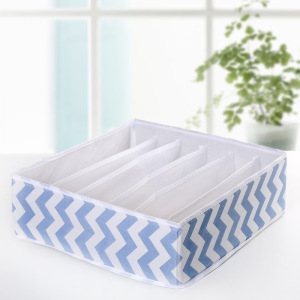 Органайзер для белья «Зигзаг», 6 ячеек, 32×32×12 см, цвет синий Органайзер для белья «Зигзаг», 6 ячеек, 32×32×12 см, цвет синий