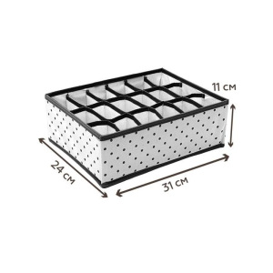 Органайзер для нижнего белья Eco White, 18 ячеек, 31х24х11 см Органайзер для нижнего белья Eco White, 18 ячеек, 31х24х11 см