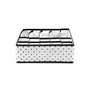 Органайзер для нижнего белья и бюстгальтеров Eco White, 10 ячеек и 5 секций, 30х30х11 см Органайзер для нижнего белья и бюстгальтеров Eco White, 10 ячеек и 5 секций, 30х30х11 см