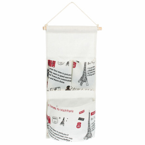 Органайзер с карманами подвесной, 3 отделения, 25×48 см, дизайн МИКС Органайзер с карманами подвесной, 3 отделения, 25×48 см, дизайн МИКС