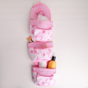 Органайзер с карманами подвесной «Цветочный», 3 отделения, 68×16,5 см, цвет МИКС Органайзер с карманами подвесной «Цветочный», 3 отделения, 68×16,5 см, цвет МИКС