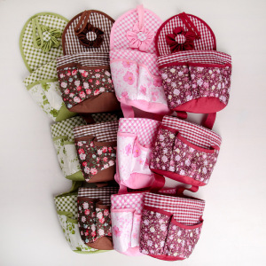 Органайзер с карманами подвесной «Цветочный», 3 отделения, 68×16,5 см, цвет МИКС Органайзер с карманами подвесной «Цветочный», 3 отделения, 68×16,5 см, цвет МИКС