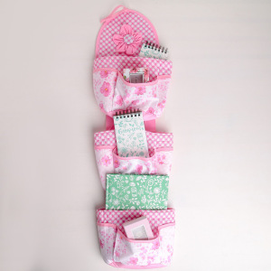 Органайзер с карманами подвесной «Цветочный», 3 отделения, 68×16,5 см, цвет МИКС Органайзер с карманами подвесной «Цветочный», 3 отделения, 68×16,5 см, цвет МИКС