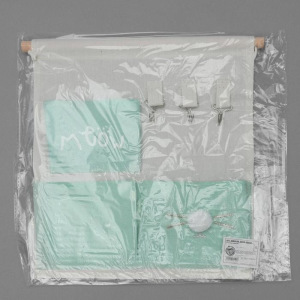 Органайзер с карманами подвесной Доляна «Мяу», 3 отделения, 30×34 см, цвет бирюзовый Органайзер с карманами подвесной Доляна «Мяу», 3 отделения, 30×34 см, цвет бирюзовый