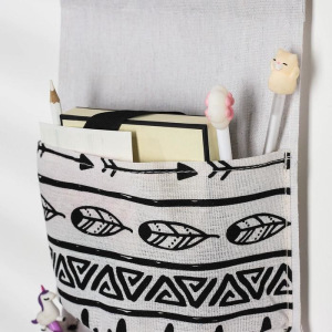 Органайзер с карманами подвесной «Мексика», 3 отделения, 20×60 см, цвет белый Органайзер с карманами подвесной «Мексика», 3 отделения, 20×60 см, цвет белый