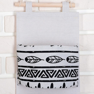 Органайзер с карманами подвесной «Мексика», 3 отделения, 20×60 см, цвет белый Органайзер с карманами подвесной «Мексика», 3 отделения, 20×60 см, цвет белый