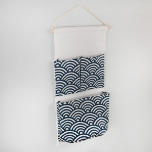 Органайзер с карманами подвесной «Волна», 3 отделения, 22×49 см Органайзер с карманами подвесной «Волна», 3 отделения, 22×49 см