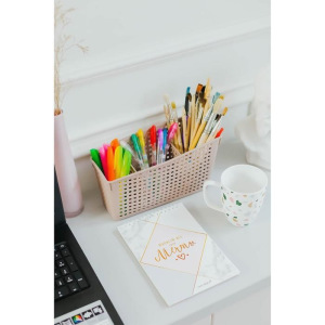 Органайзер с перегородками «Лофт», 24,5×9,5×14 см, цвет мокка Органайзер с перегородками «Лофт», 24,5×9,5×14 см, цвет мокка