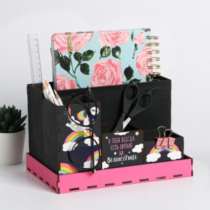 Органайзер складной дерево "Единорог" 23,5 х 15 х 14,2 см 3945532 Органайзер складной дерево "Единорог" 23,5 х 15 х 14,2 см 3945532