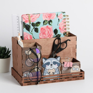 Органайзер складной дерево "Енот" 23,5 х 15 х 14,2 см 3945532 Органайзер складной дерево "Енот" 23,5 х 15 х 14,2 см 3945532