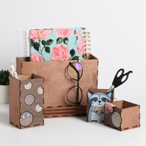 Органайзер складной дерево "Енот" 23,5 х 15 х 14,2 см 3945532 Органайзер складной дерево "Енот" 23,5 х 15 х 14,2 см 3945532