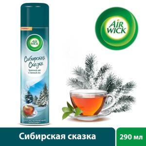 Освежитель воздуха Airwick Сибирская сказка «Травяной чай и зимний лес», 290 мл Освежитель воздуха Airwick Сибирская сказка «Травяной чай и зимний лес», 290 мл