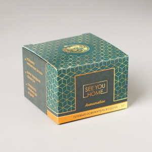 Освежитель воздуха гелевый «Изумруд» 60 гр, аромат антитабак Освежитель воздуха гелевый «Изумруд» 60 гр, аромат антитабак