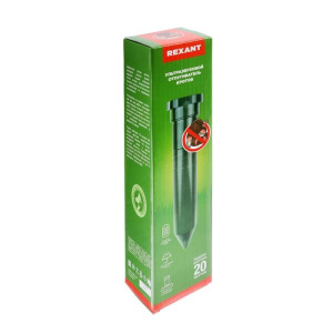 Отпугиватель кротов Rexant 71-0012, ультразвуковой, 20 м, D-LR20 2 шт (не в комплекте) Отпугиватель кротов Rexant 71-0012, ультразвуковой, 20 м, D-LR20 2 шт (не в комплекте)