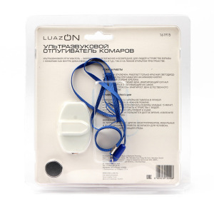 Отпугиватель насекомых LuazON LUNIG-02, ультразвуковой, 3 м2, питание CR-2032, белый Отпугиватель насекомых LuazON LUNIG-02, ультразвуковой, 3 м2, питание CR-2032, белый