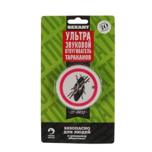 Отпугиватель тараканов Rexant 71-0025, ультразвуковой, 30 м2, 220 В Отпугиватель тараканов Rexant 71-0025, ультразвуковой, 30 м2, 220 В