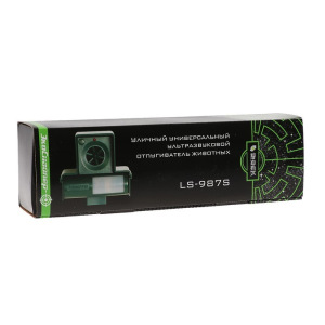 Отпугиватель животных с ИК-датчиком LS-987S, ультразвуковой, 85 м2 Отпугиватель животных с ИК-датчиком LS-987S, ультразвуковой, 85 м2