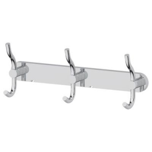 Планка с тремя крючками-вешалками 32 см, хром, ARTWELLE Планка с тремя крючками-вешалками 32 см, хром, ARTWELLE