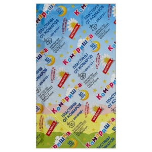 Пластины от комаров "Комаришка", для детей с экстрактом ромашки, без запаха, 10 шт Пластины от комаров "Комаришка", для детей с экстрактом ромашки, без запаха, 10 шт