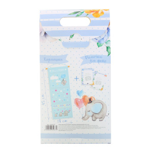 Подарочный набор "Любимый малыш": кармашек подвесной на 3 отделения и две фоторамки Подарочный набор "Любимый малыш": кармашек подвесной на 3 отделения и две фоторамки