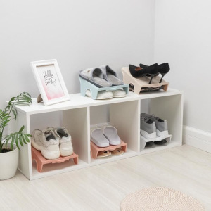 Подставка для хранения обуви, 26×21×12 см, цвет МИКС Подставка для хранения обуви, 26×21×12 см, цвет МИКС