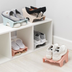 Подставка для хранения обуви, 26×21×12 см, цвет МИКС Подставка для хранения обуви, 26×21×12 см, цвет МИКС