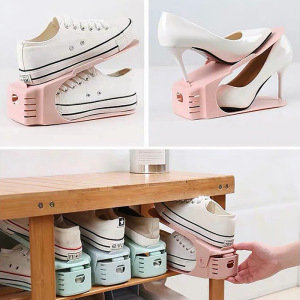 Подставка для хранения обуви регулируемая, 25×17×9 см, цвет МИКС Подставка для хранения обуви регулируемая, 25×17×9 см, цвет МИКС