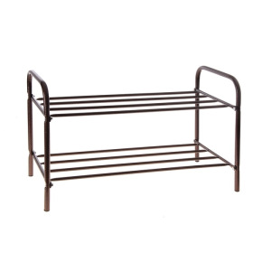 Подставка для обуви, 2 яруса, 65×30×45 см, цвет медный антик Подставка для обуви, 2 яруса, 65×30×45 см, цвет медный антик