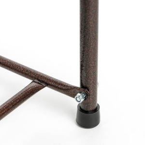 Подставка для обуви с сиденьем, 3 яруса, 45×32×48,5 см, замша, цвет медный антик Подставка для обуви с сиденьем, 3 яруса, 45×32×48,5 см, замша, цвет медный антик