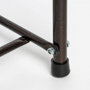 Подставка для обуви с сиденьем, 3 яруса, 65×32×48,5 см см, цвет медный антик Подставка для обуви с сиденьем, 3 яруса, 65×32×48,5 см см, цвет медный антик